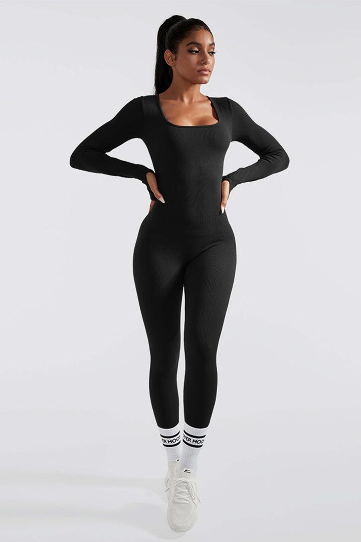 Macacão Ribbed Preto Macacão Ribbed Preto