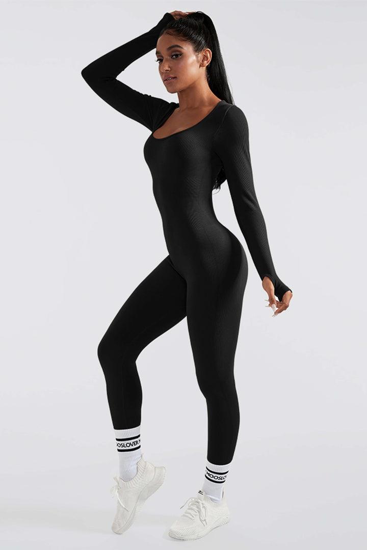 Macacão Ribbed Preto Macacão Ribbed Preto
