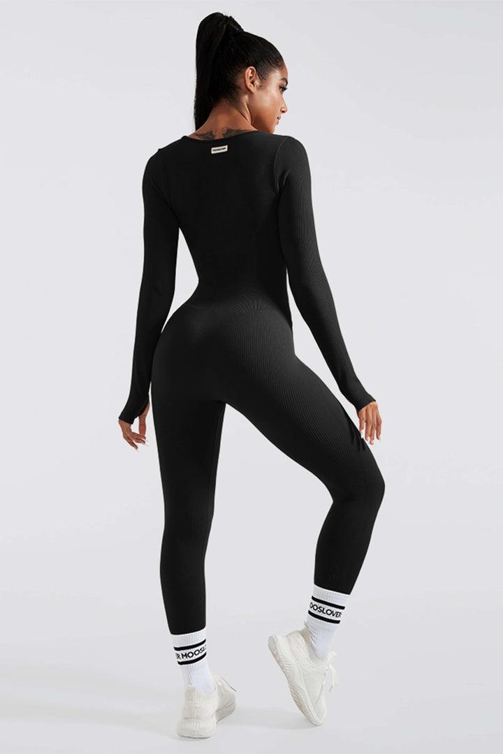 Macacão Ribbed Preto Macacão Ribbed Preto