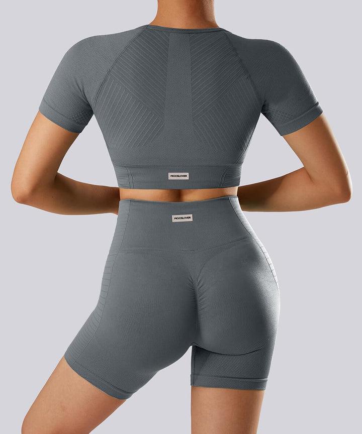 Top Seamless Cinza Top Seamless Cinza